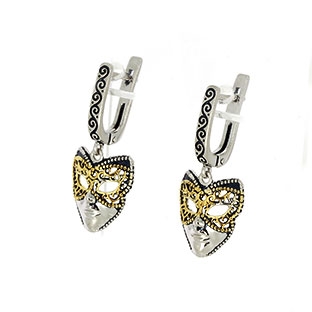 С-0250-6000-7 СЕРЬГИ (Ag 925)