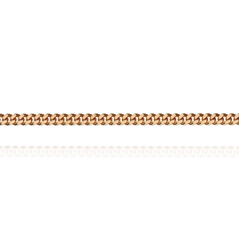 Цепь из красного золота плетения Панцирь