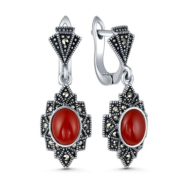 HE1752-RD-LK Серьги