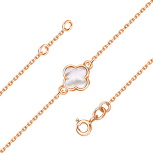 Браслет из красного золота с перламутром