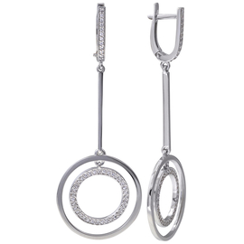 831573-1с Серьги (Ag 925)