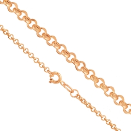 Браслет из красного золота с алмазной гранью