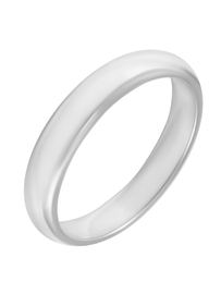 Кольцо обручальное из серебра