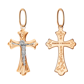 Крест 102-ИХ-18.02-03 (Золото 585)