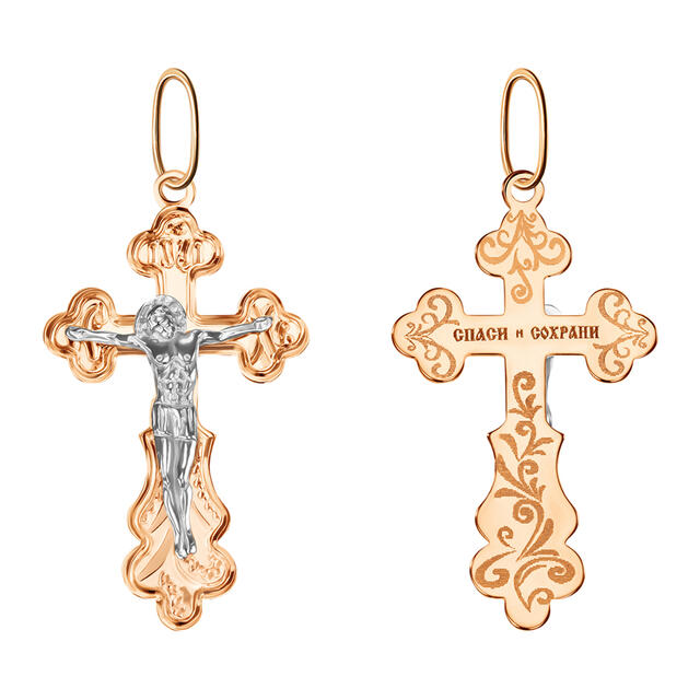 Крест 102-ИХ-18.13-03 (Золото 585)