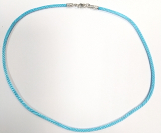 Шнур с замком из серебра