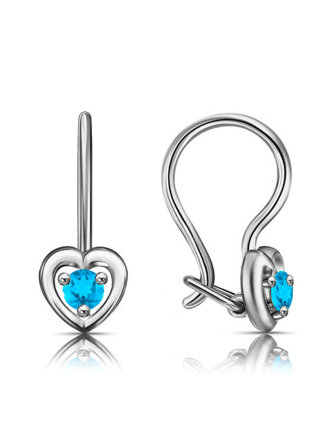 С630-950Гл Серьги (Ag 925)