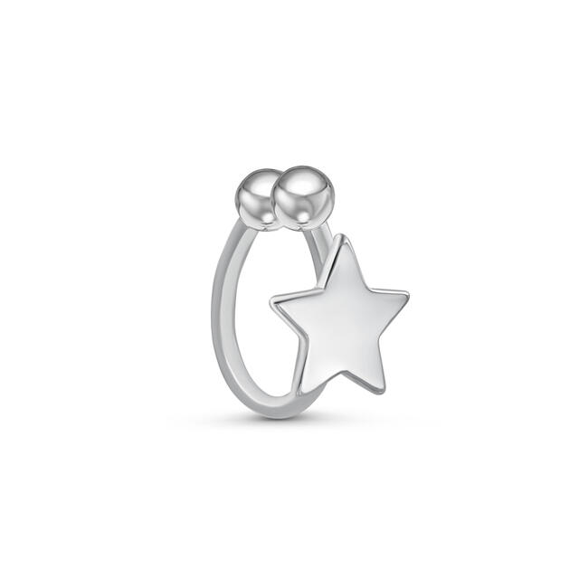 Серьга из серебра