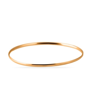 Браслет-обруч из красного золота