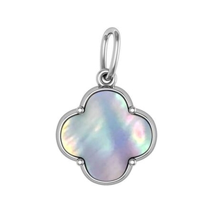 Подвеска из серебра с перламутром (оникс)