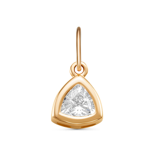 Подвеска из красного золота с фианитом