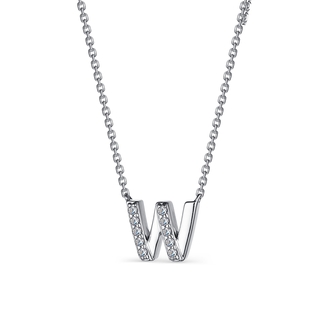 Колье из серебра с фианитами