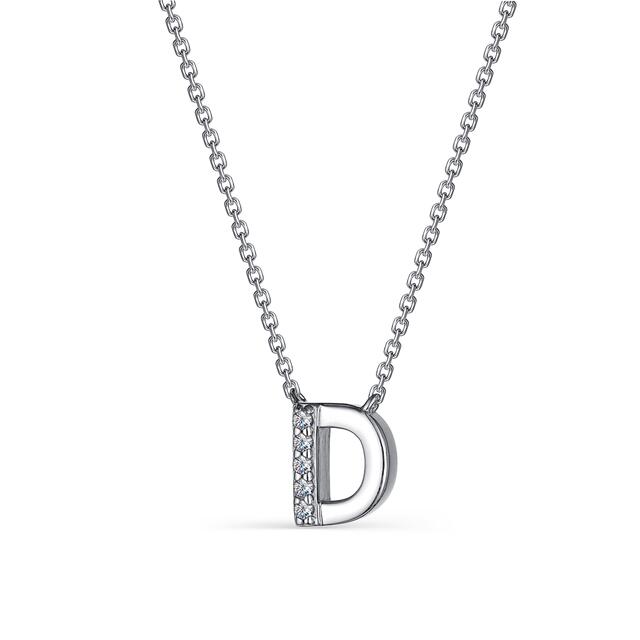 Колье из серебра с фианитами