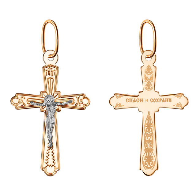 Крест 102-ИХ-22.23-11 (Золото 585)