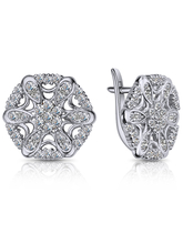 С630-372 Серьги (Ag 925)