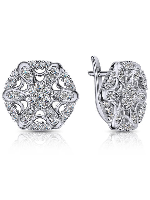 С630-372 Серьги (Ag 925)