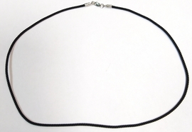 Шнур с замком из серебра