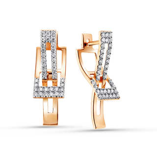 903-00608-10-00-20-00 Серьги (Au 585)