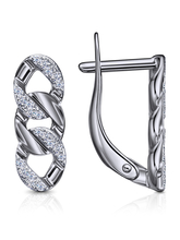С630-3747 Серьги (Ag 925)
