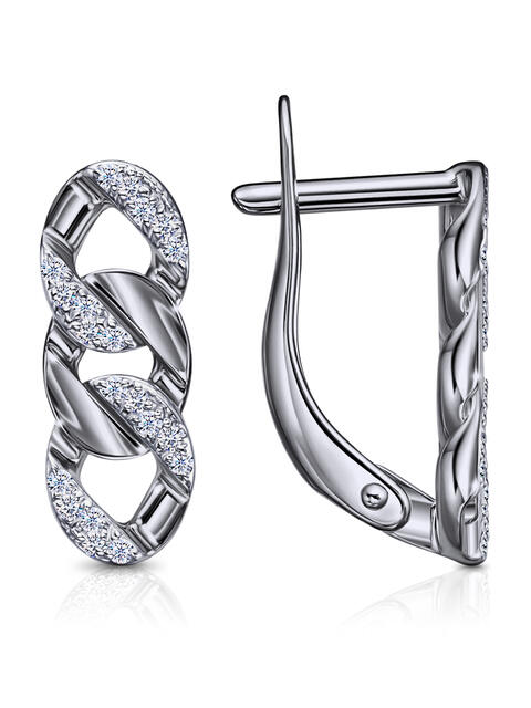 С630-3747 Серьги (Ag 925)