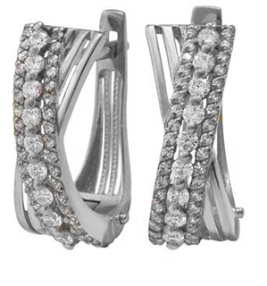 831387с Серьги (Ag 925)