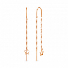 2180 Серьги позолоченные серебро 925*