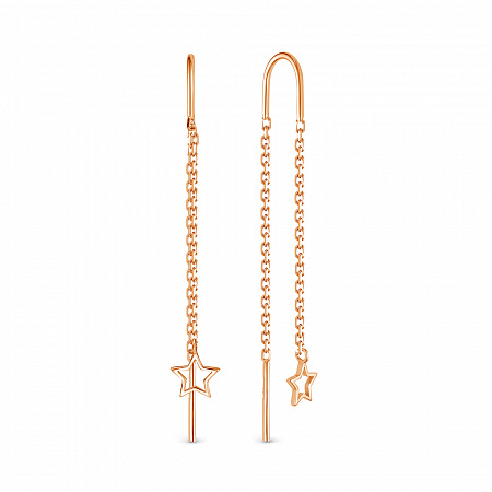 2180 Серьги позолоченные серебро 925*