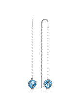 С630-3291Гл Серьги (Ag 925)