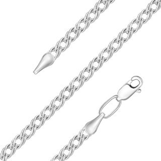 Цепь из серебра плетения Панцирь