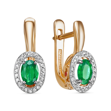 02-01826-01-110-01-02 Серьги (Au 585)