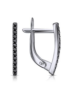 С634-2984Ч Серьги (Ag 925)