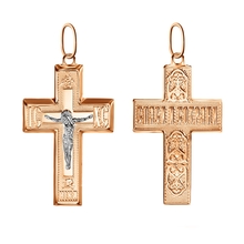 Крест 102-ОБ-22.33-11 (Золото 585)