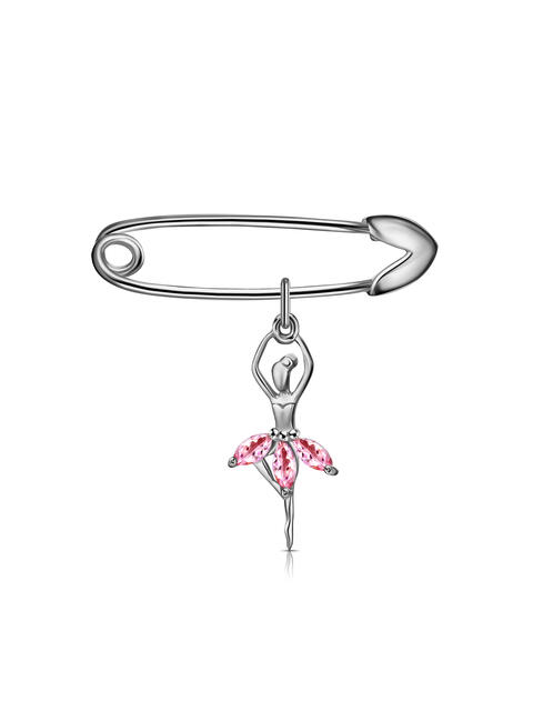 Бл630-1015Роз Булавка (Ag 925)