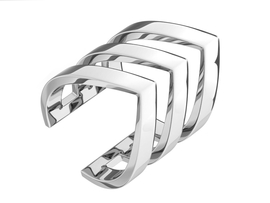 Кафф из серебра