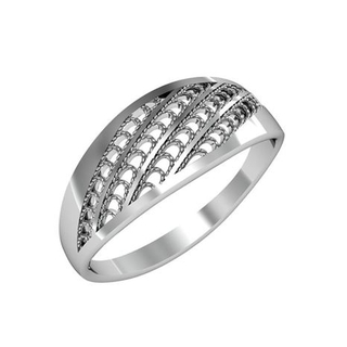 Кольцо серебряное