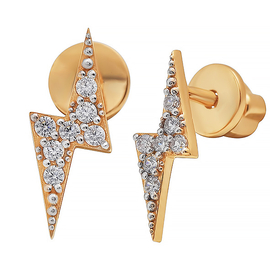 804-02410-10-00-20-00 Серьги (Au 585)