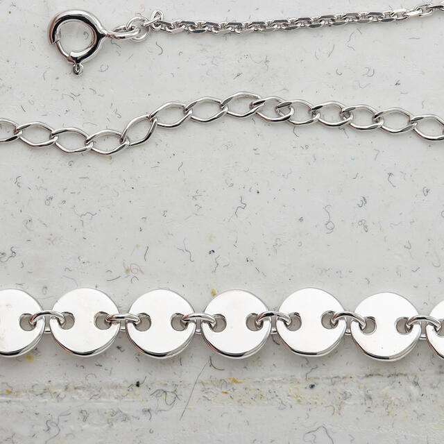 Колье из серебра