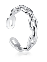 Кольцо разъемное из серебра