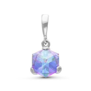 Подвеска из серебра с ювелирным кристаллом