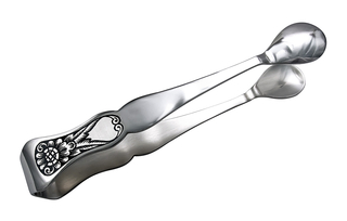 Щипцы для сахара из серебра с чернью