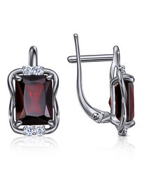 С620-019Гр Серьги (Ag 925)