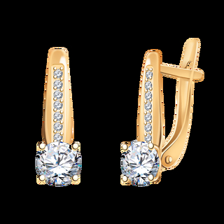 21355з-925 серьги 925*/золочение