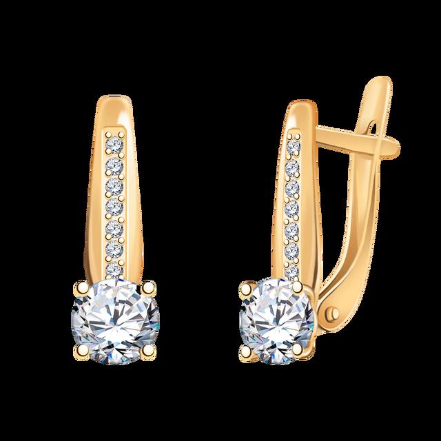 21355з-925 серьги 925*/золочение