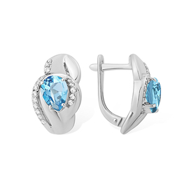 1210015107 Серьги (Серебро 925)