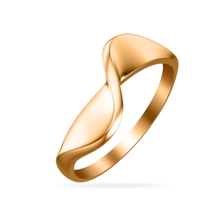 Кольцо "Каприз" из красного золота