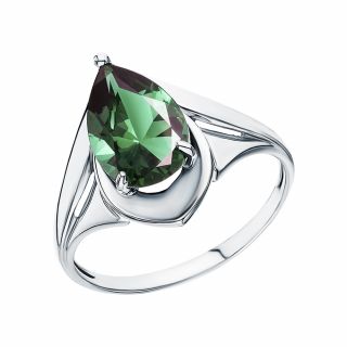 Кольцо из серебра с турмалином