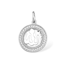 Подвеска из серебра с фианитами