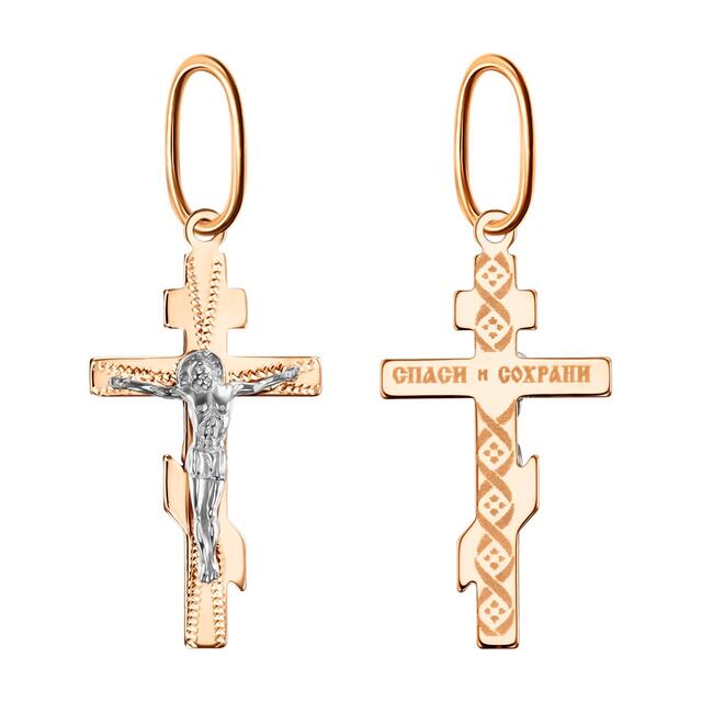 Крест 102-ИХ-18.07-01 (Золото 585)