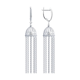 Серьги из серебра