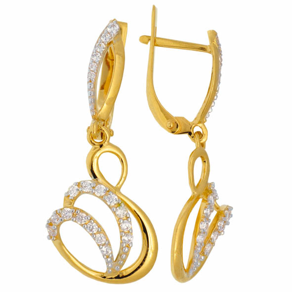 83492-1с Серьги (Ag 925)